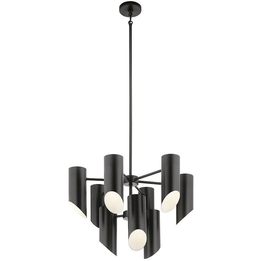 Kichler Trentino 9 Light Chandelier, Black - 52162BK