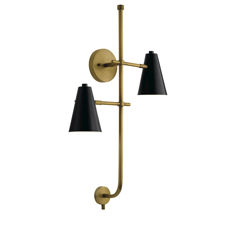 2 Light Wall Sconce