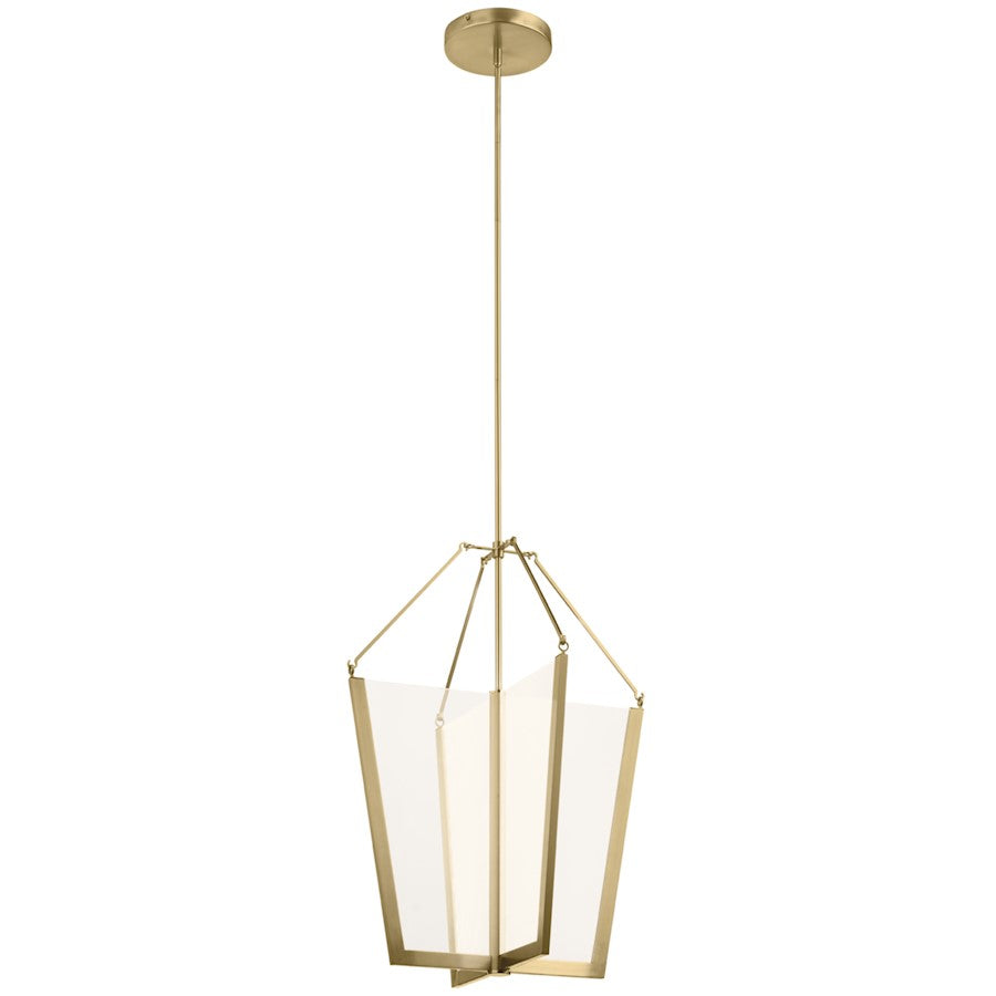 Kichler Calters LED Foyer Pendant, Champagne Gold - 52292CGLED