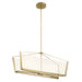 Kichler Calters Linear Chandelier, LED, Champagne Gold - 52293CGLED