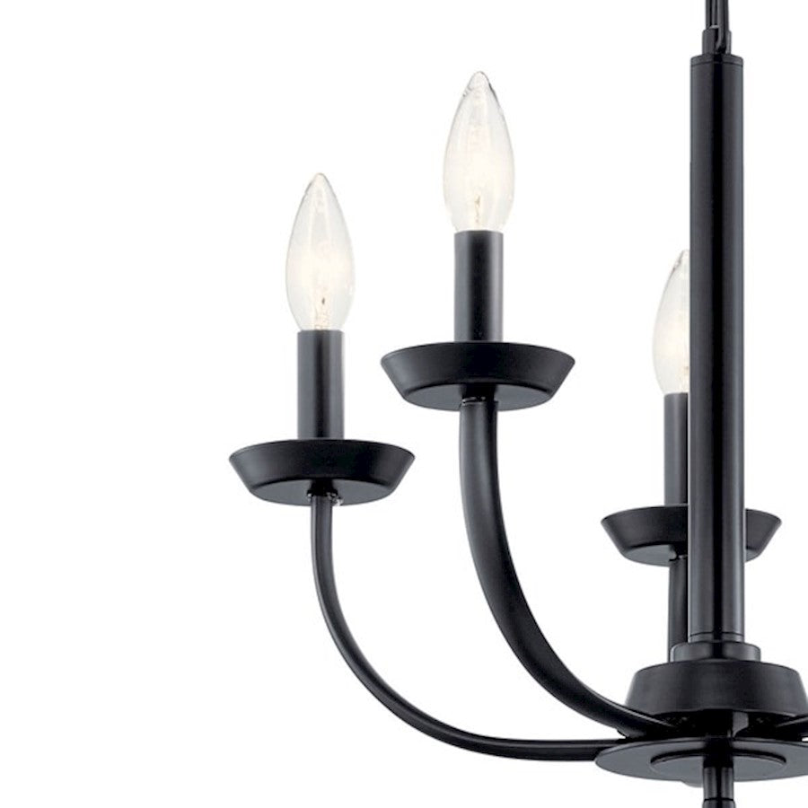 Kennewick Chandelier, Black