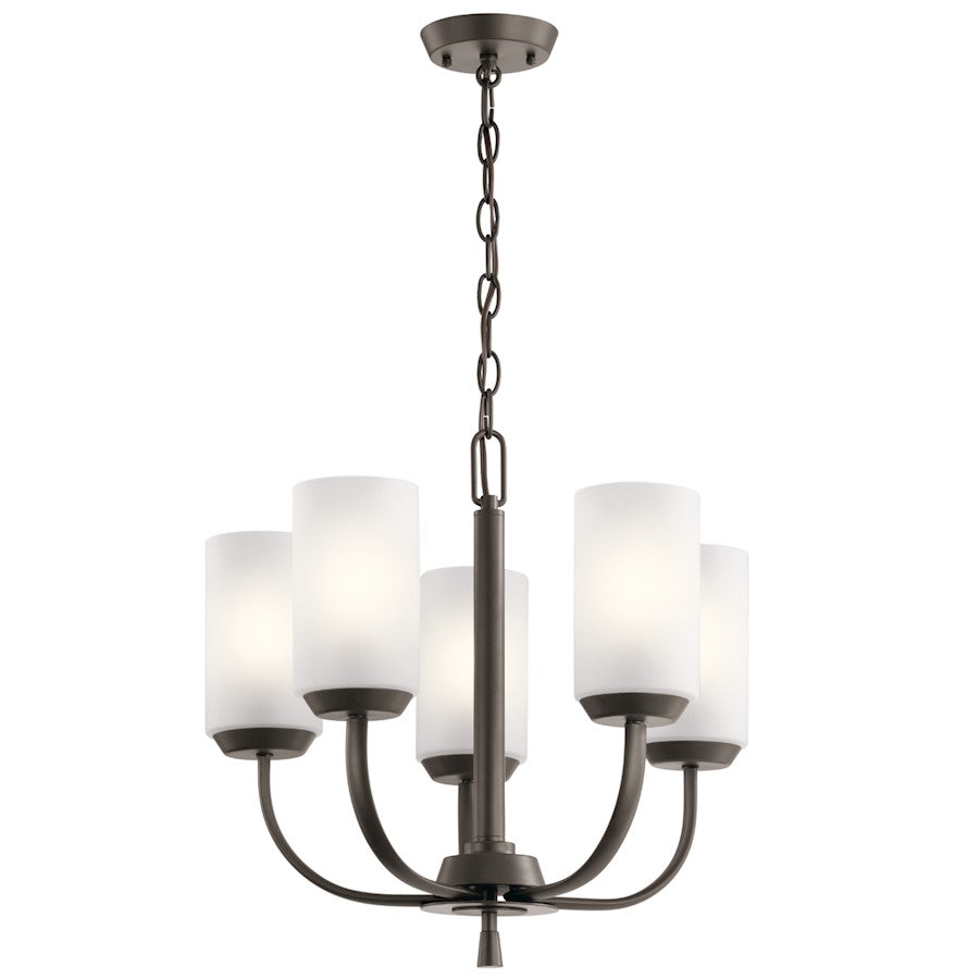 Kichler Kennewick 18.5" 5 Light Chandelier, Olde Bronze - 52386OZ