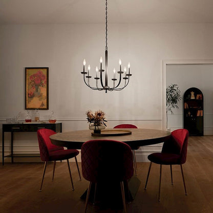 Kennewick Chandelier, Black