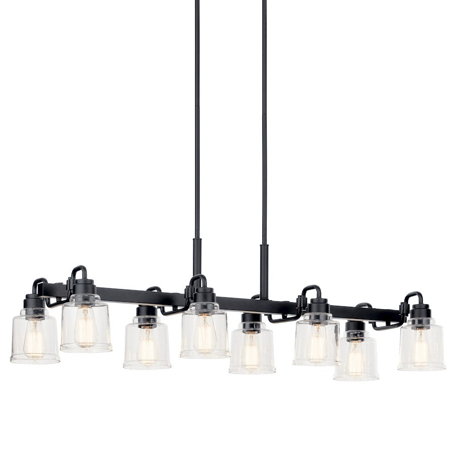 8 Light Linear Chandelier