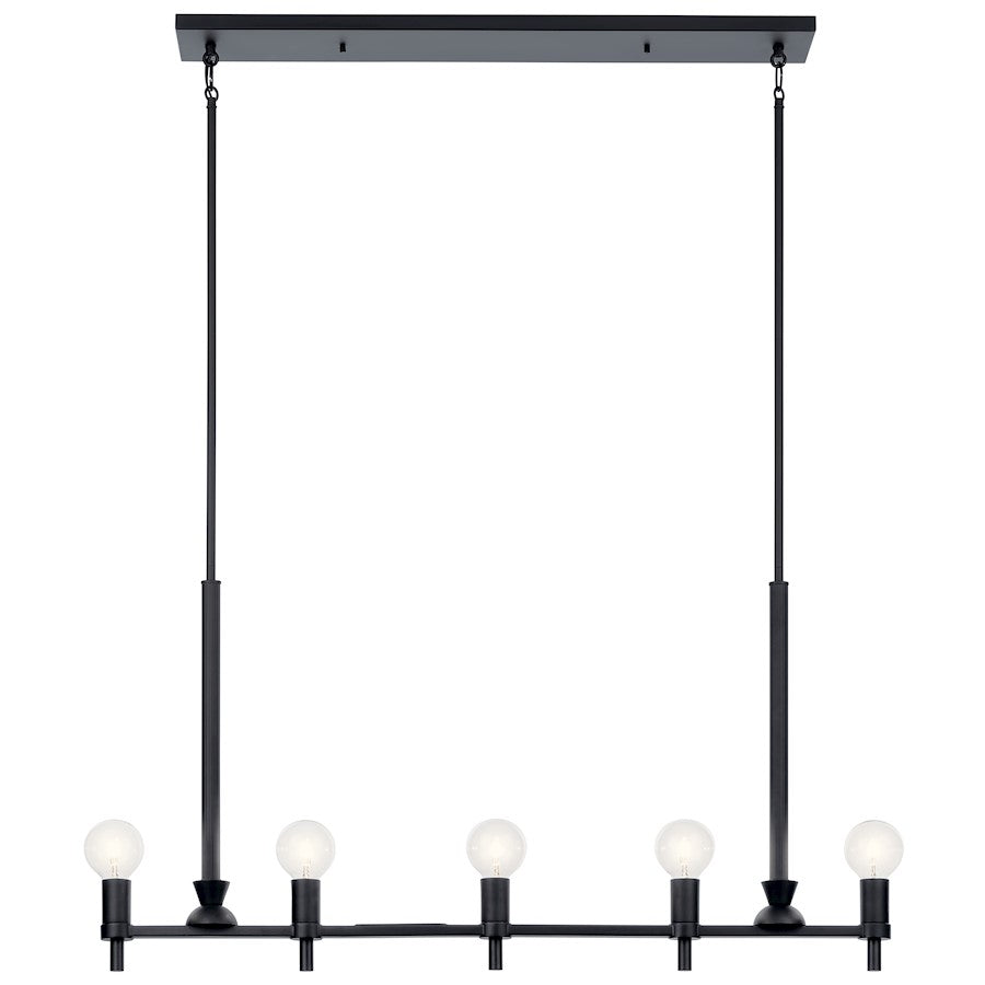 5 Light Linear Chandelier