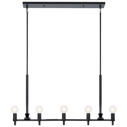 5 Light Linear Chandelier