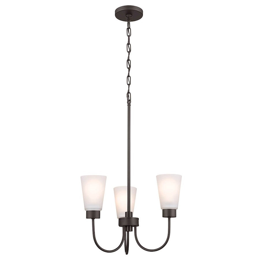 Kichler Erma 3 Light Chandelier, Olde Bronze - 52442OZ