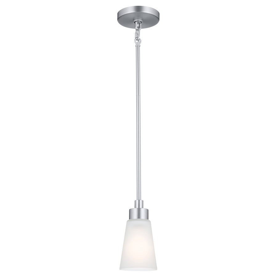 Kichler Erma 1 Light Mini Pendant, Brushed Nickel - 52444NI