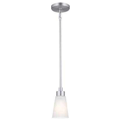 Kichler Erma 1 Light Mini Pendant, Brushed Nickel - 52444NI