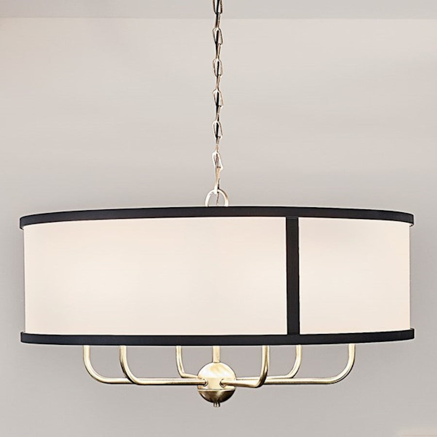 6 Light 17" Chandelier