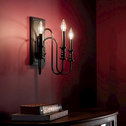 3 Light Wall Sconce