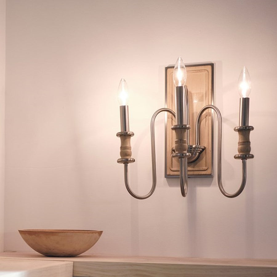 3 Light Wall Sconce