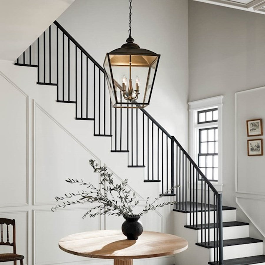 4 Light Foyer Pendant