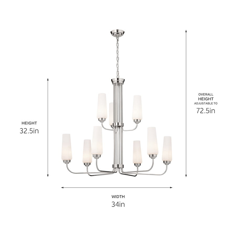 9 Light Chandelier