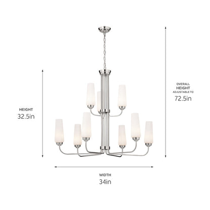 9 Light Chandelier