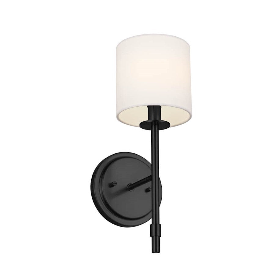 Kichler Ali 1 Light Wall Sconce, Black - 52505BK