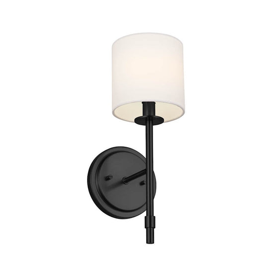 Kichler Ali 1 Light Wall Sconce, Black - 52505BK