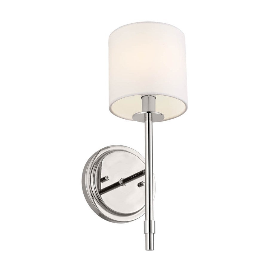 Kichler Ali 1 Light Wall Sconce, Polished Nickel - 52505PN