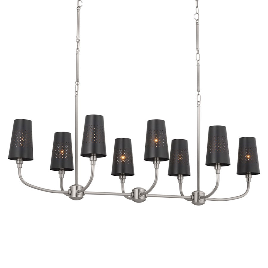 8 Light Linear Chandelier