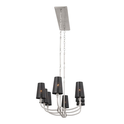 8 Light Linear Chandelier