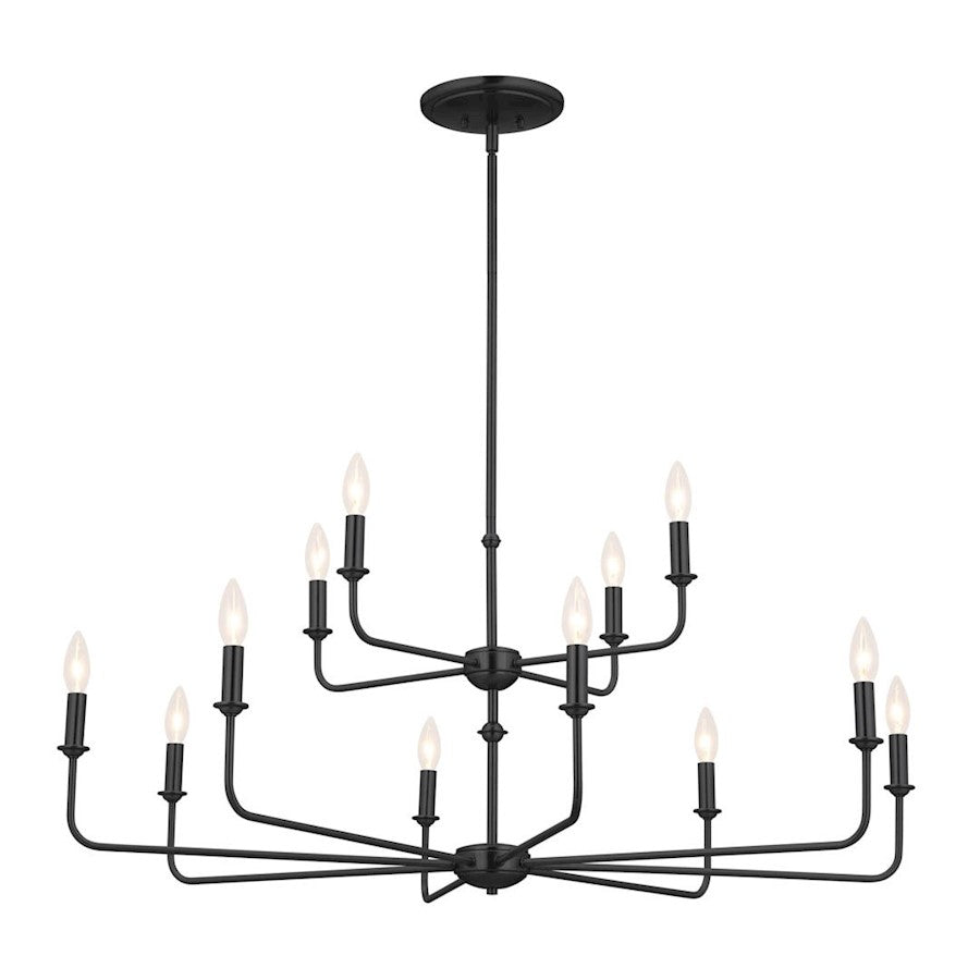 12 Light Chandelier 2 Tier