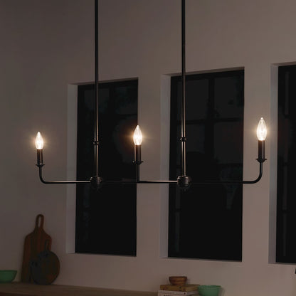 3 Light Linear Chandelier