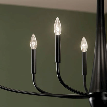 8 Light Oval Chandelier