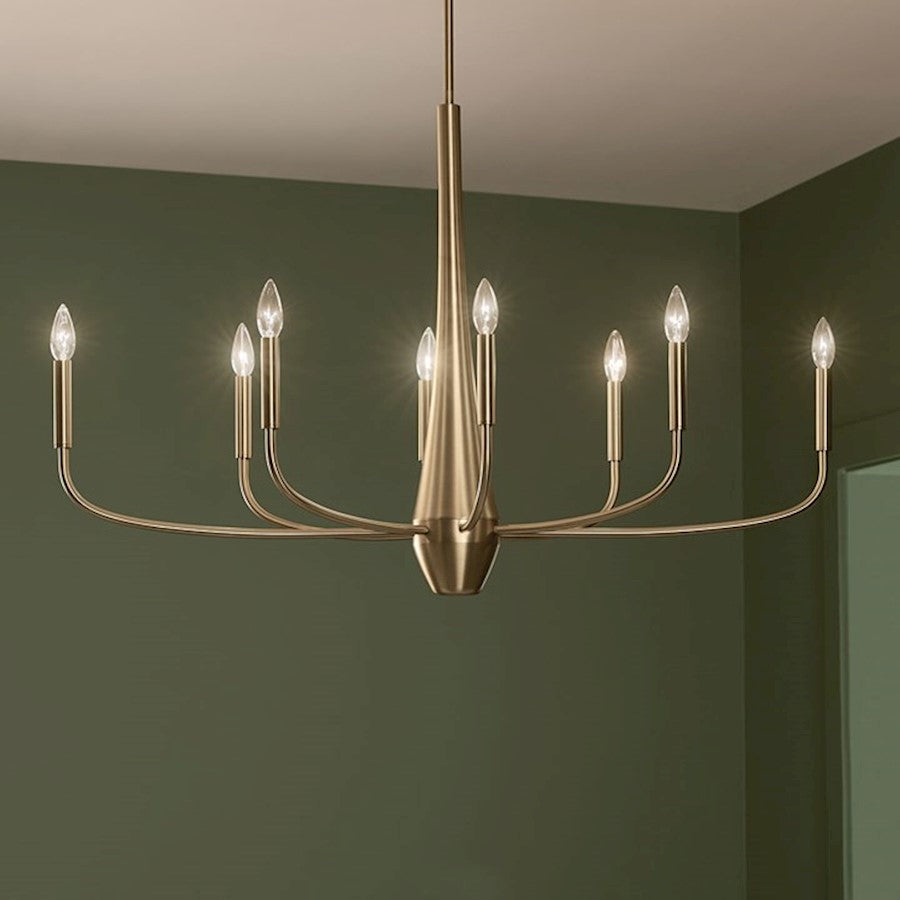 8 Light Oval Chandelier