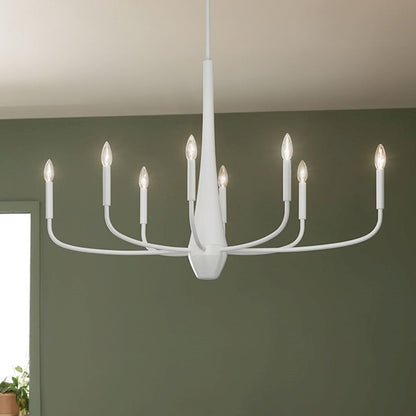 8 Light Oval Chandelier