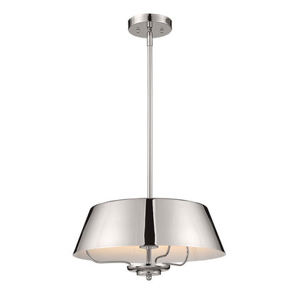 Kichler Luella 3 Light Pendant, Polished Nickel - 52542PN