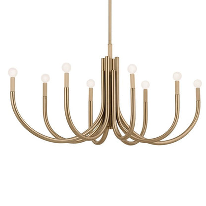 8 Light Oval Chandelier