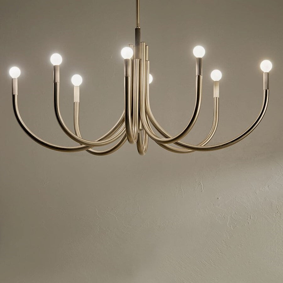 8 Light Oval Chandelier