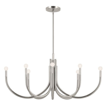 8 Light Oval Chandelier