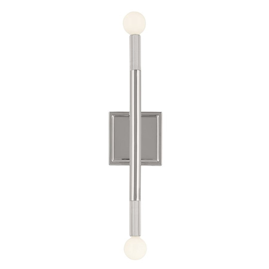 Kichler Odensa 17" 2 Light Wall Sconce, Polished Nickel - 52556PN