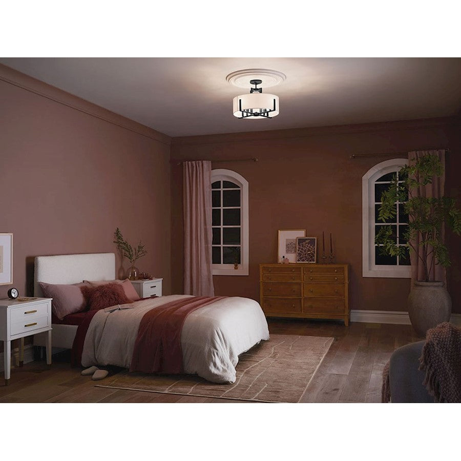 Kichler Malen 20" 8 Light Semi-Flush Mount