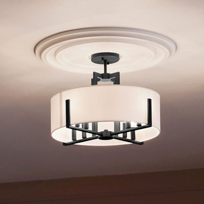 Kichler Malen 20" 8 Light Semi-Flush Mount