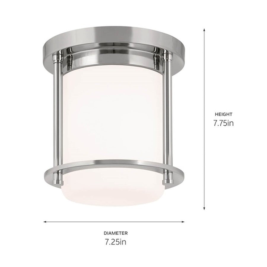 Kichler Brit 7" 1 Light Flush Mount