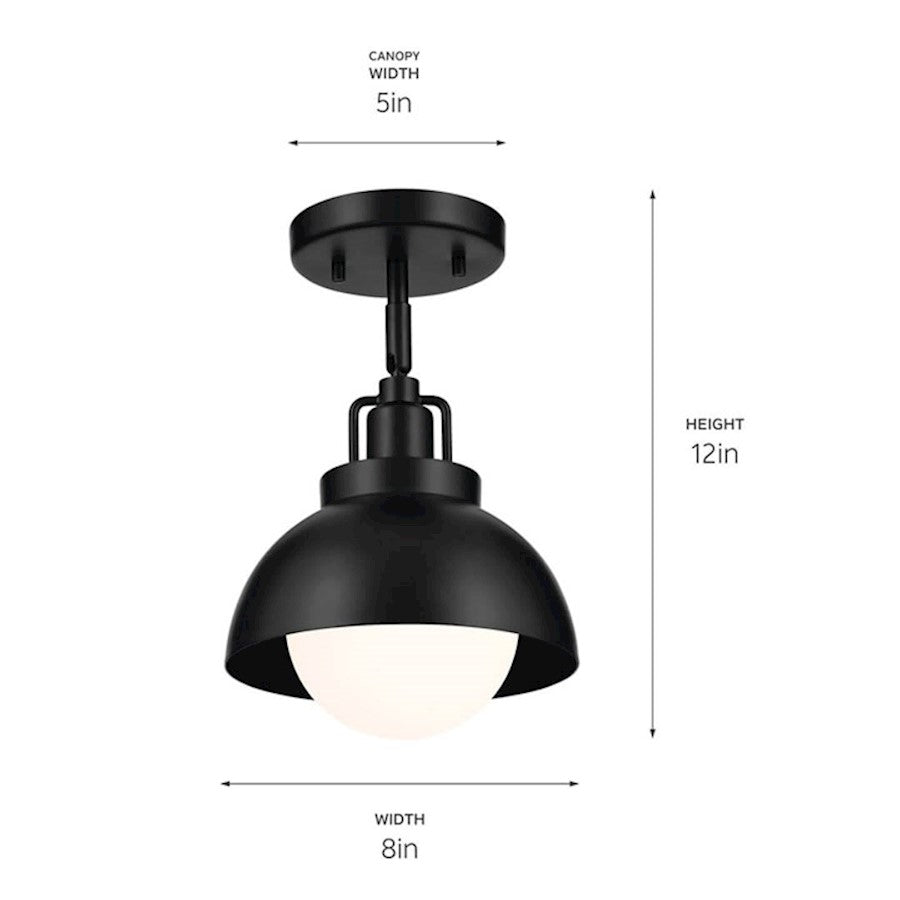 Kichler Niva 11" 1 Lt Convertible Semi Flush Mount