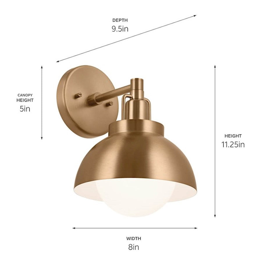 Kichler Niva 11" 1 Lt Convertible Semi Flush Mount