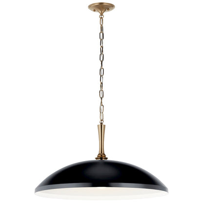 1 Light Pendant, Black