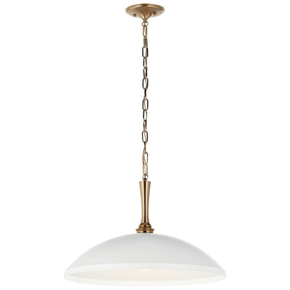 1 Light Pendant, White