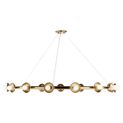 Kichler Palta 50" 15 Light Chandelier, Champagne Bronze - 52644CPZ