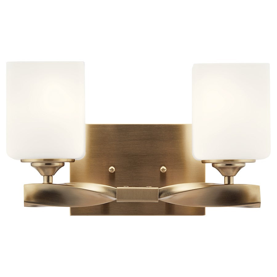 2 Light Bathroom Vanity Light, Bronze