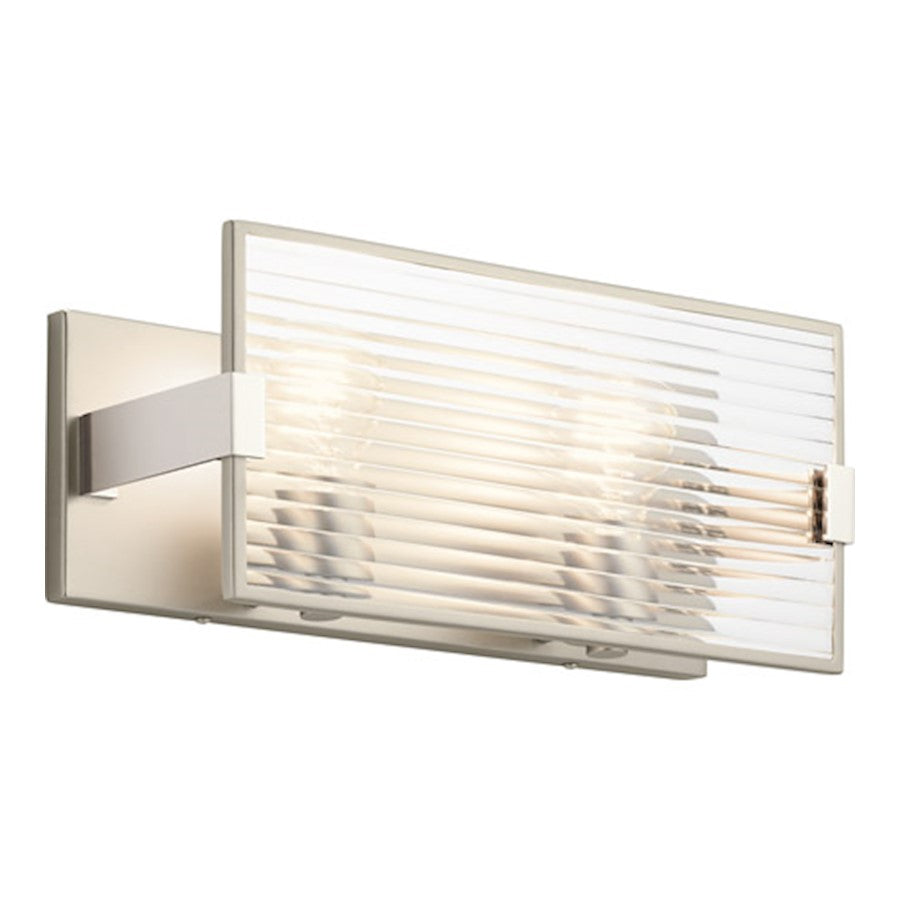 Kichler Logan 15" Linear Vanity Light, Satin Nickel - 55006SN