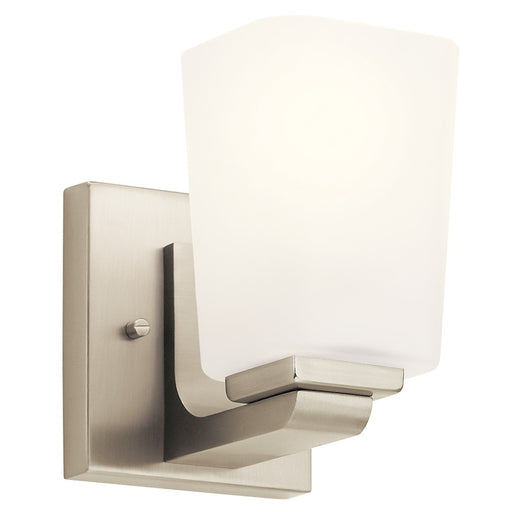 Kichler Roehm 1 Light Wall Sconce, Brushed Nickel - 55015NI