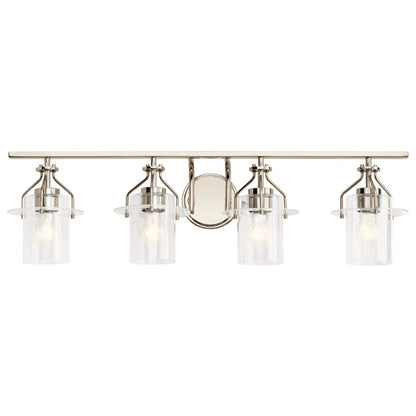 Kichler Everett 4 Light Bath, Polished Nickel - 55080PN