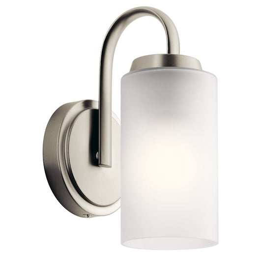 Kichler Kennewick 1 Light Wall Sconce, Brushed Nickel - 55085NI