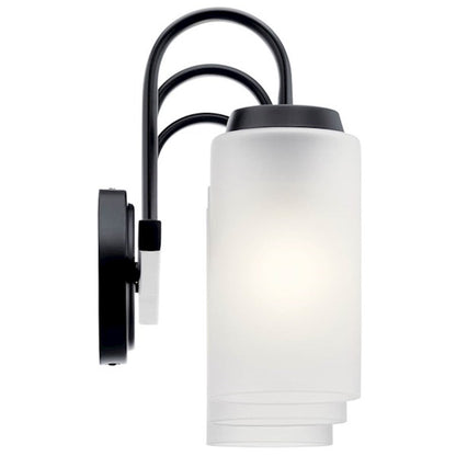 3 Light Bathroom Vanity Light, Black