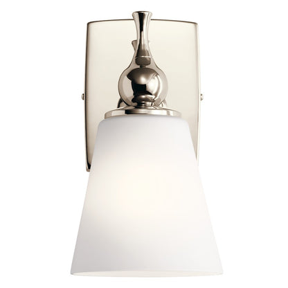 Kichler Cosabella 1 Light Wall Sconce, Polished Nickel - 55090PN