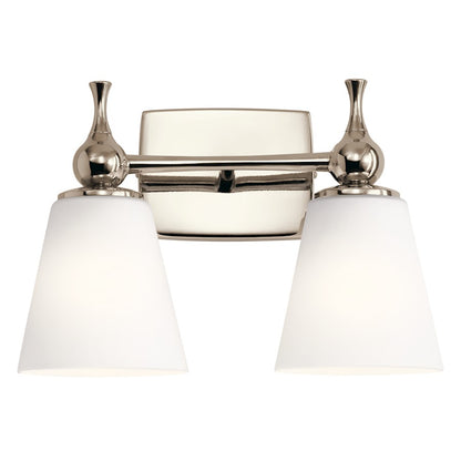 Kichler Cosabella 2 Light Bath, Polished Nickel - 55091PN